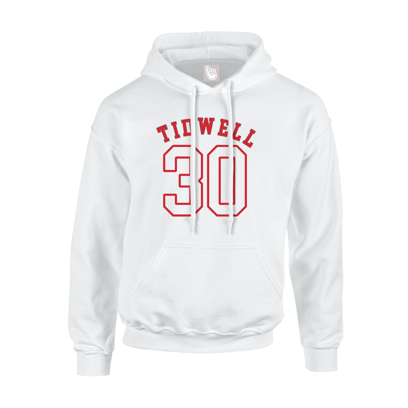 Youth Hoodie — Shirsey Arch in White
