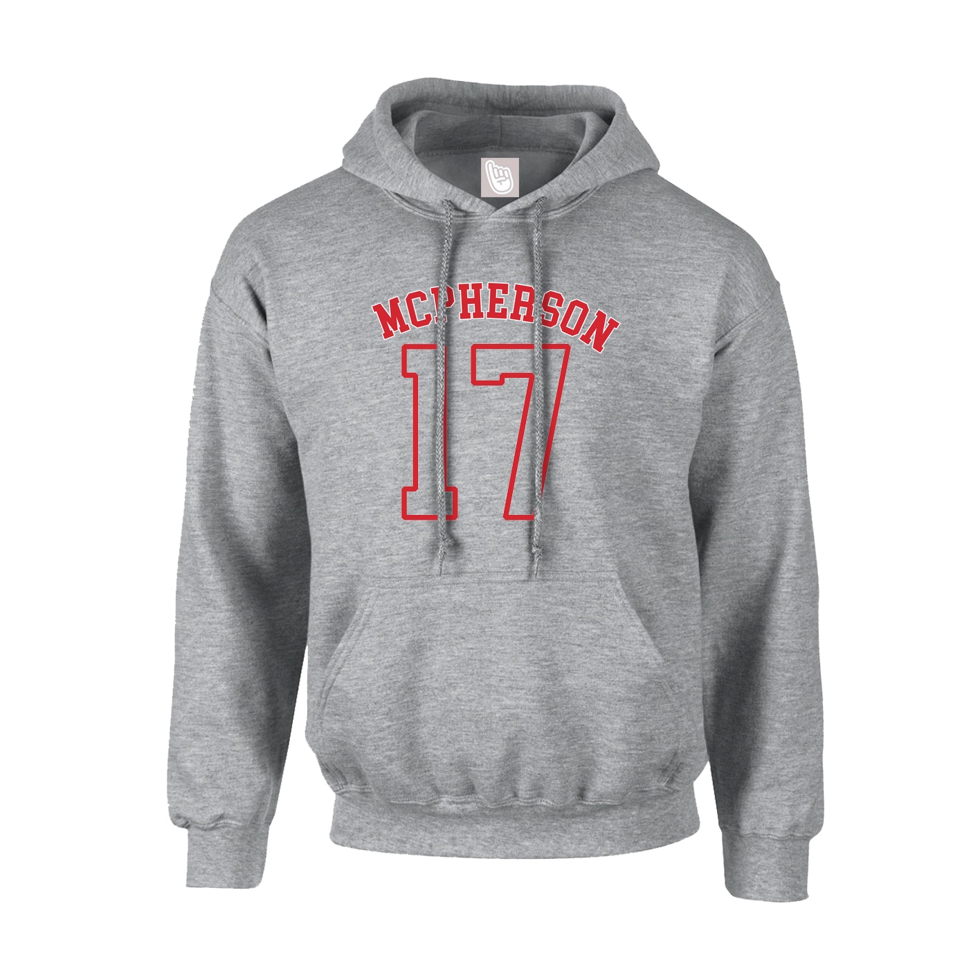 Youth Hoodie — Shirsey Arch in Grey