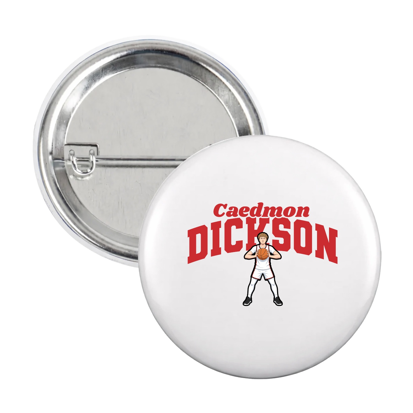Game Day Button — Signature Arch in White