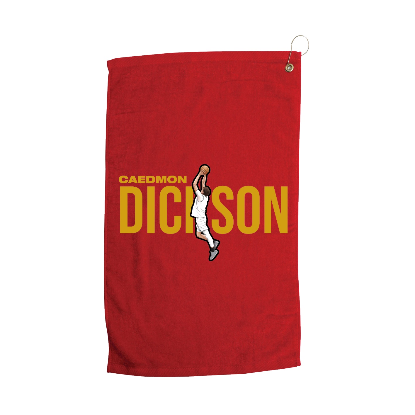 Golf Towel — Player Name in Red