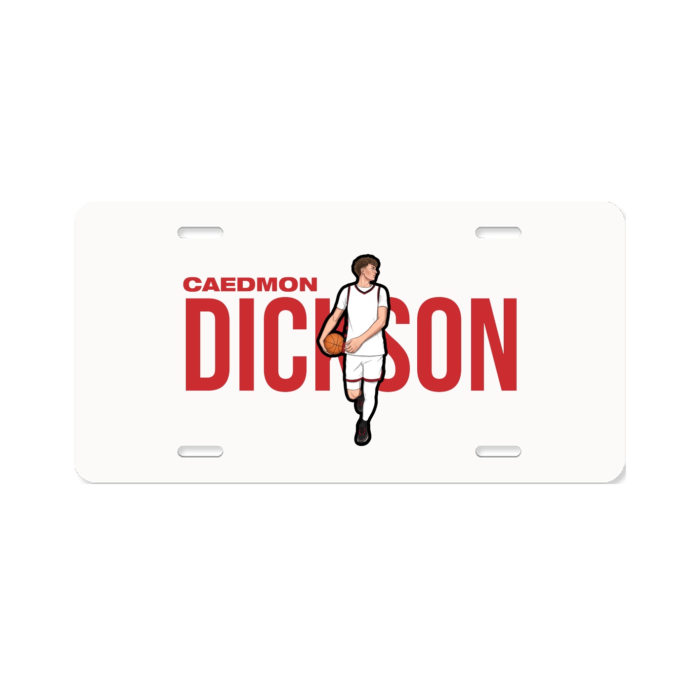 License Plate — Player Name in Classic