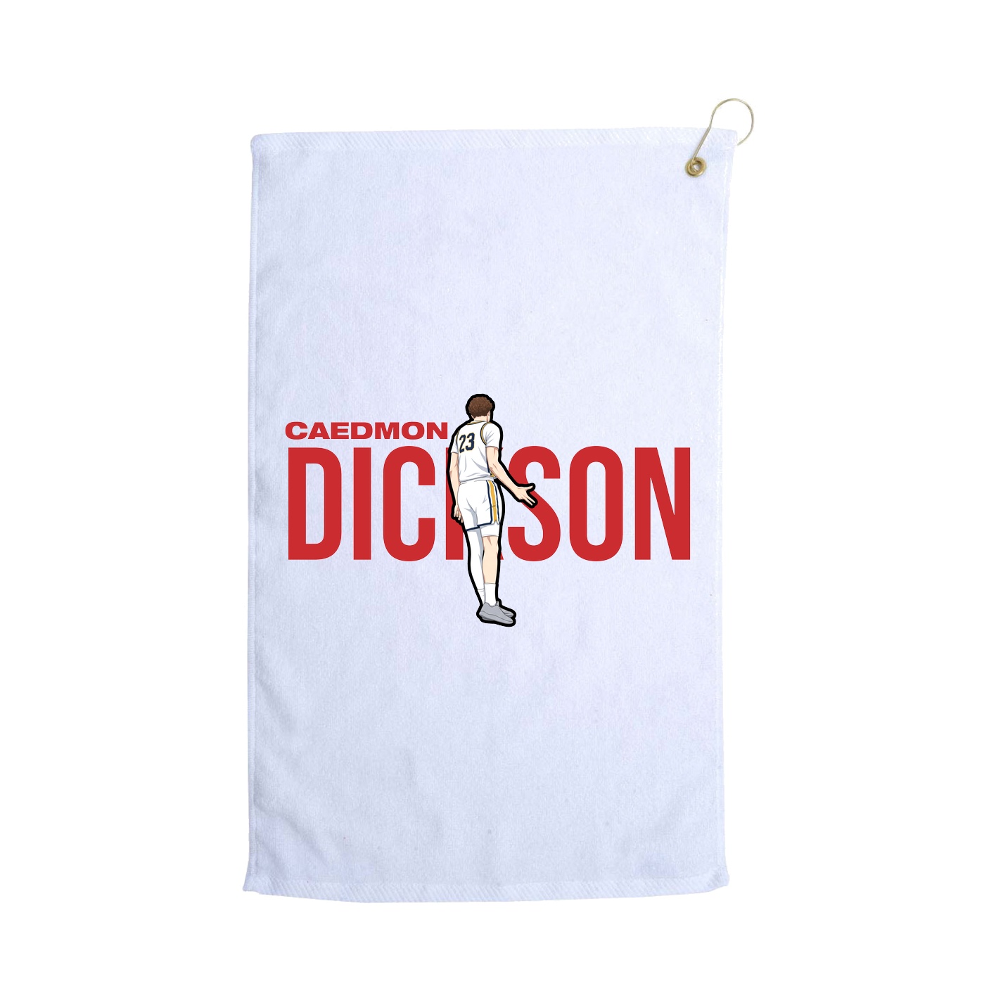 Golf Towel — Player Name in White