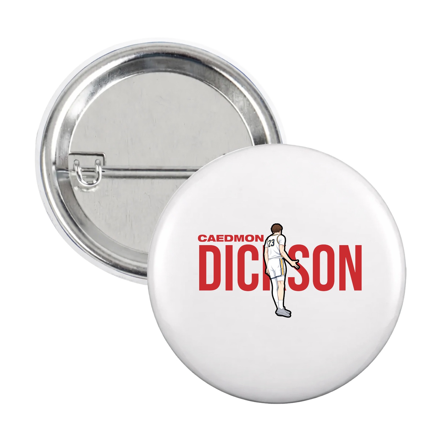 Game Day Button — Player Name in White