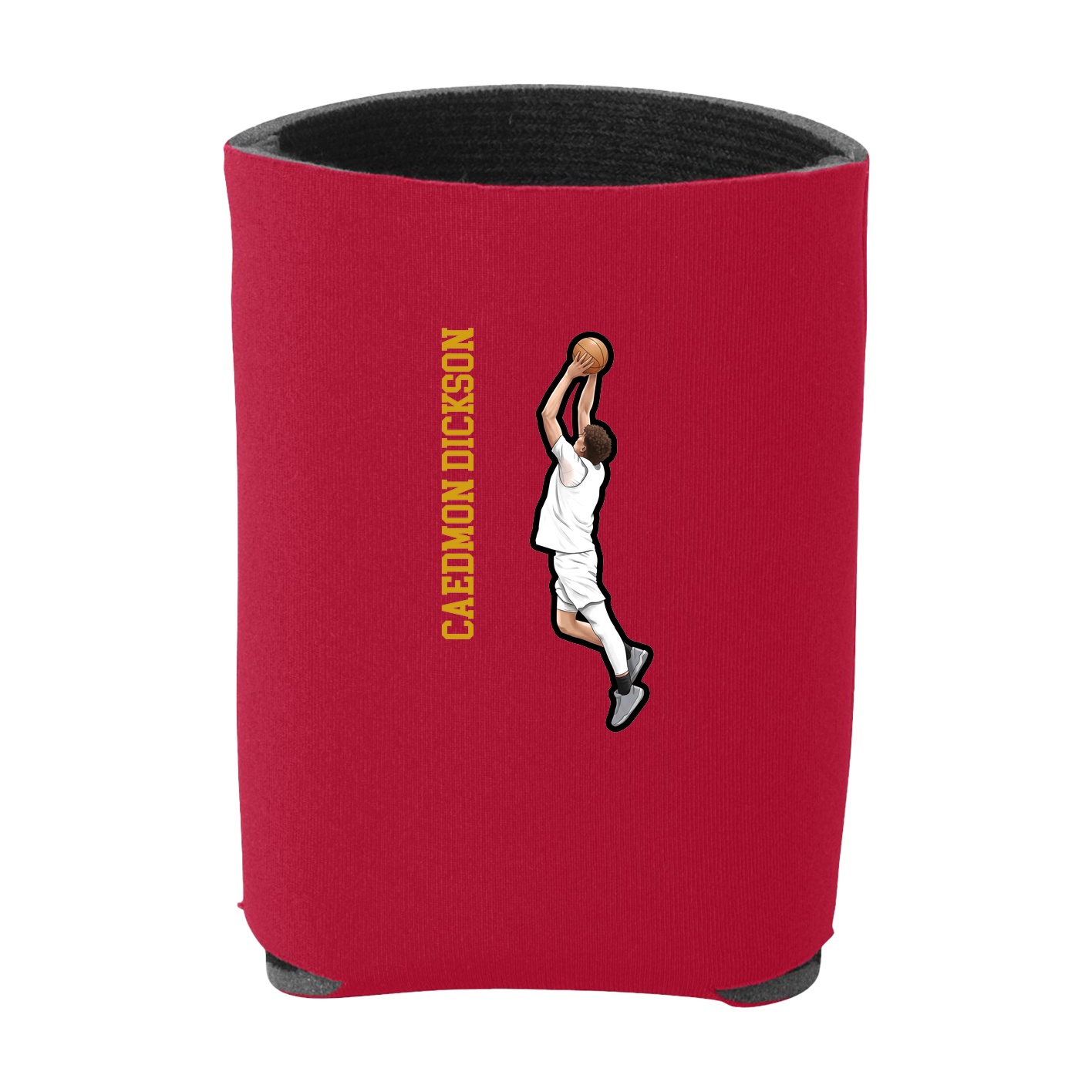 Can Holder — Name Vertical in Red