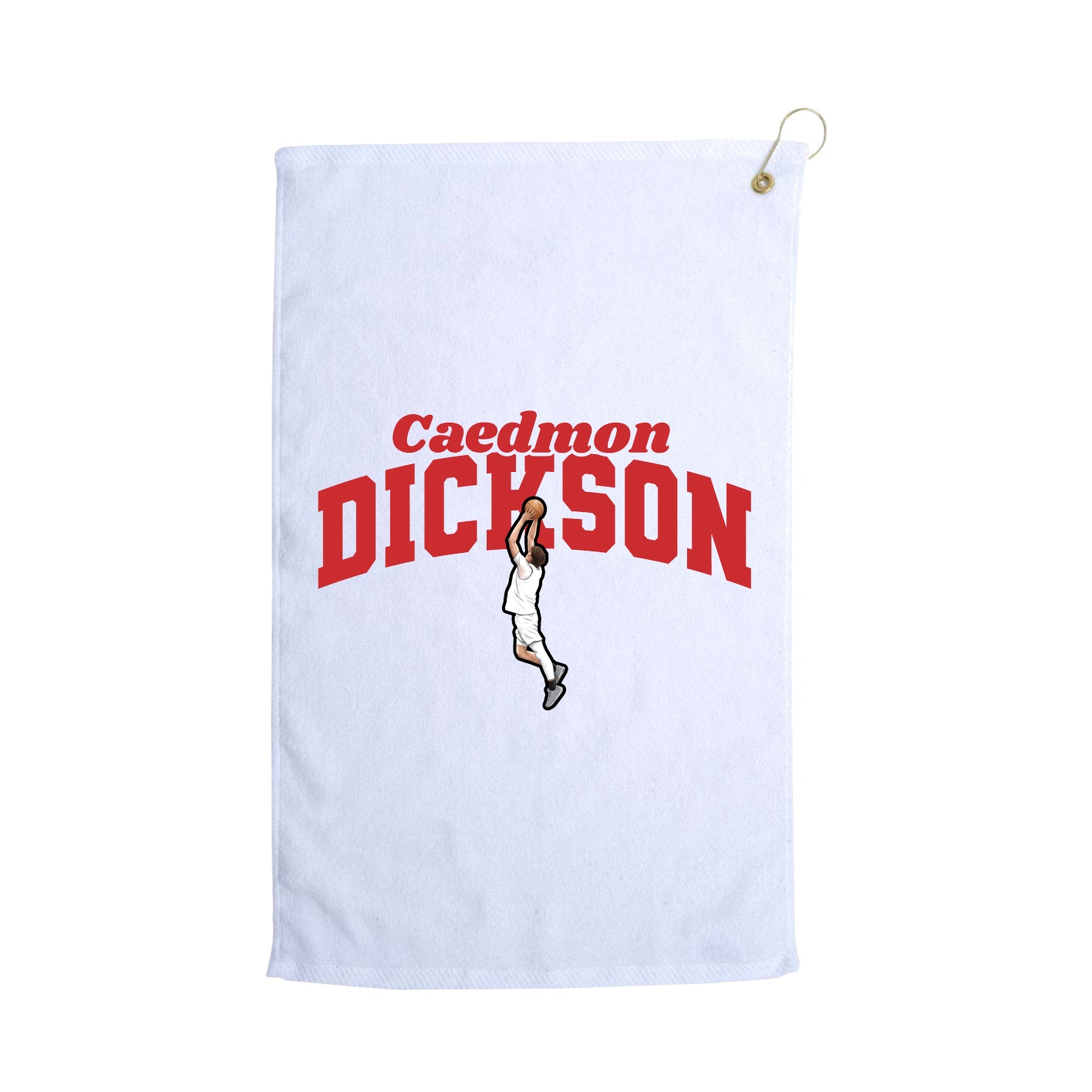 Golf Towel — Signature Arch in White