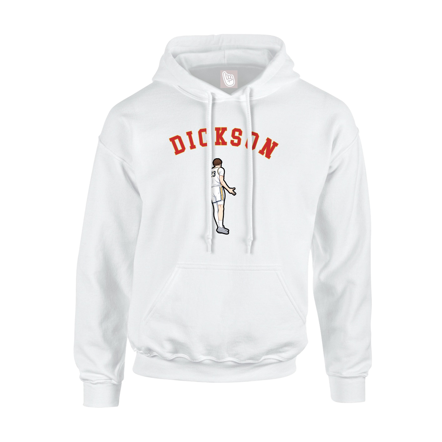 Youth Hoodie — Shirsey Arch in White