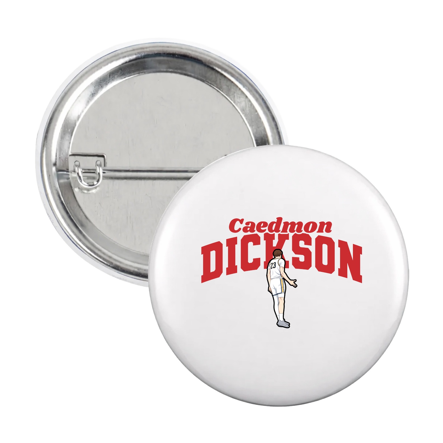 Game Day Button — Signature Arch in White