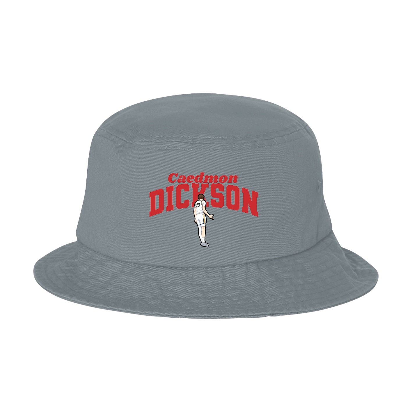 Bucket Cap — Signature Arch in Grey