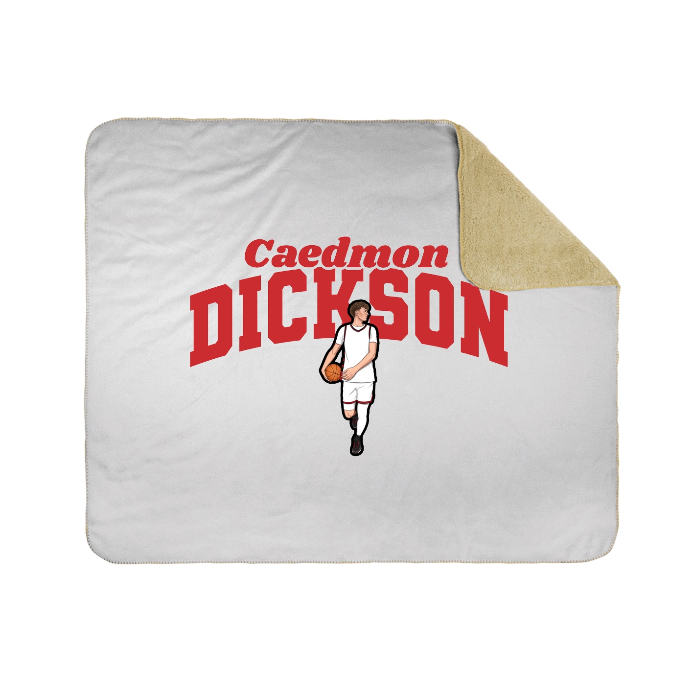 Throw Blanket — Signature Arch in White