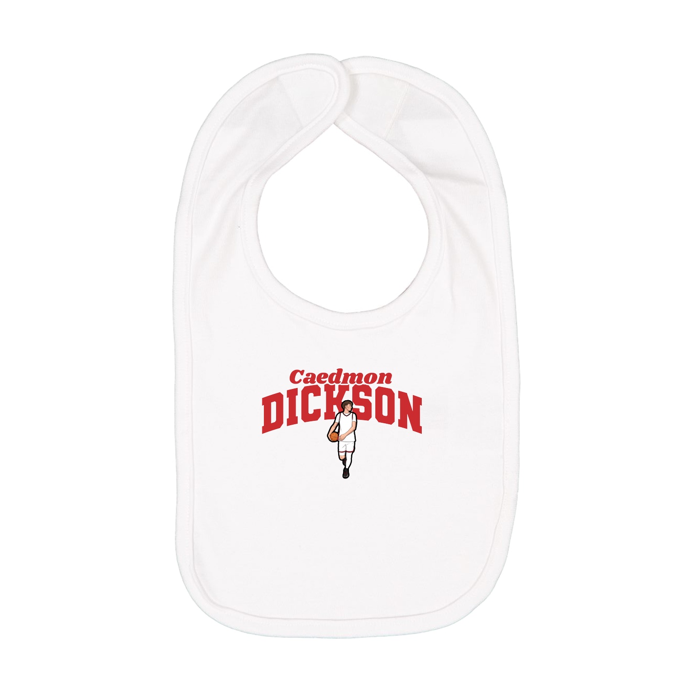 Infant Bib — Signature Arch in White