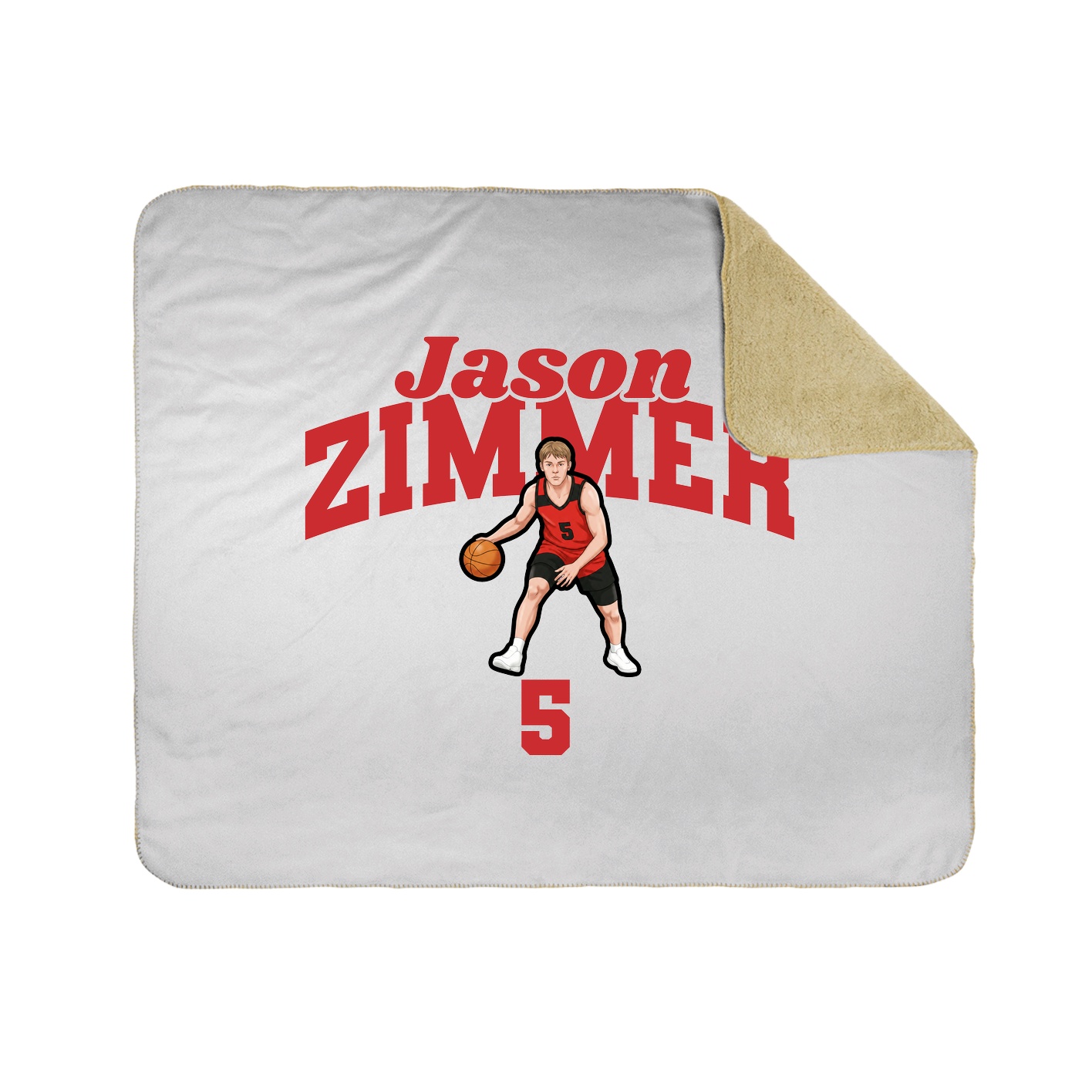 Throw Blanket — Signature Arch in White
