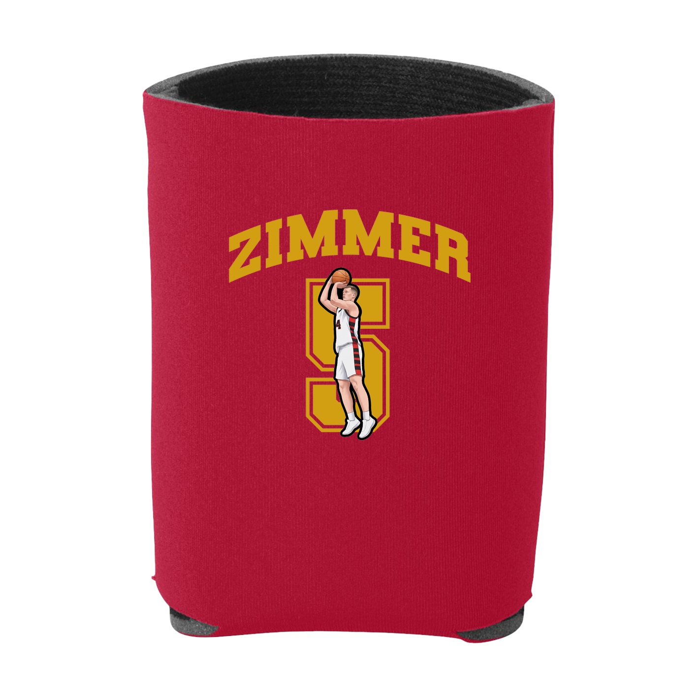 Can Holder — Number in Red