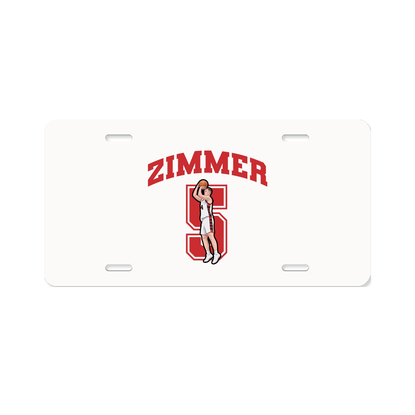 License Plate — Number in Classic