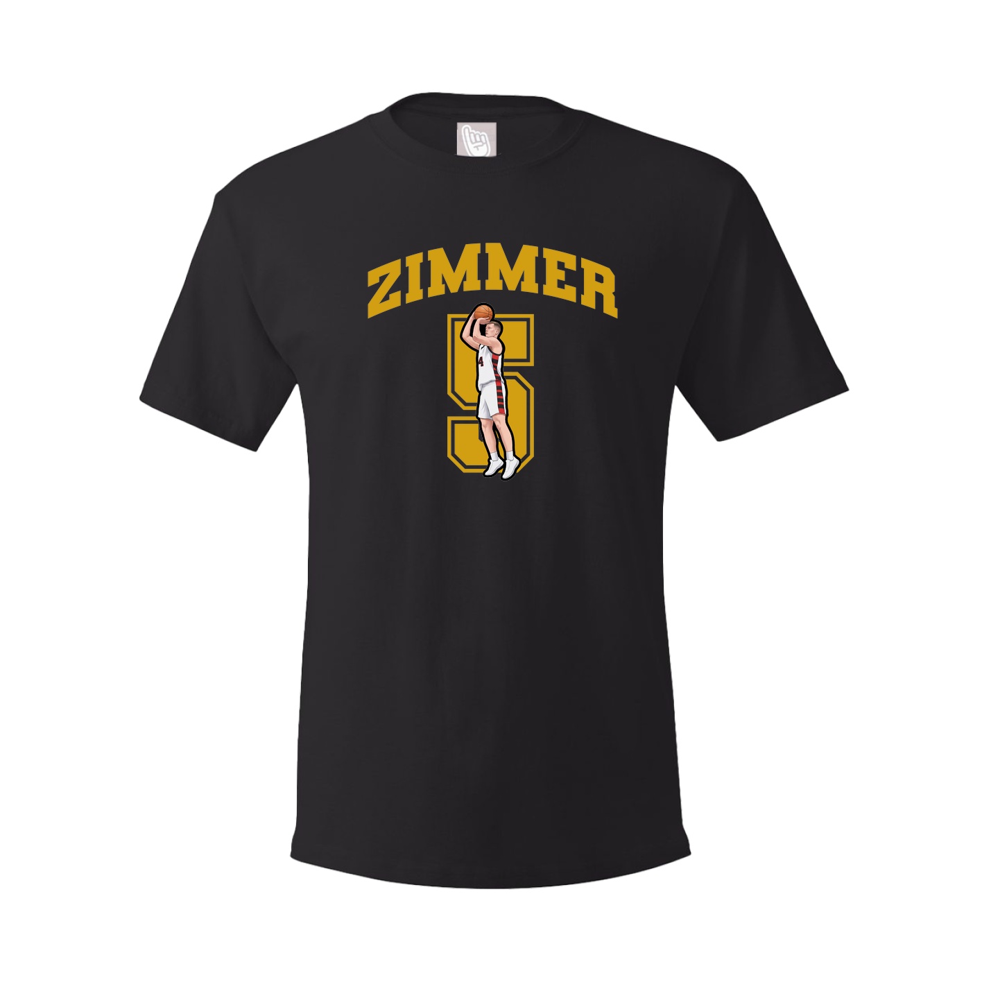 Youth Tee — Number in Black