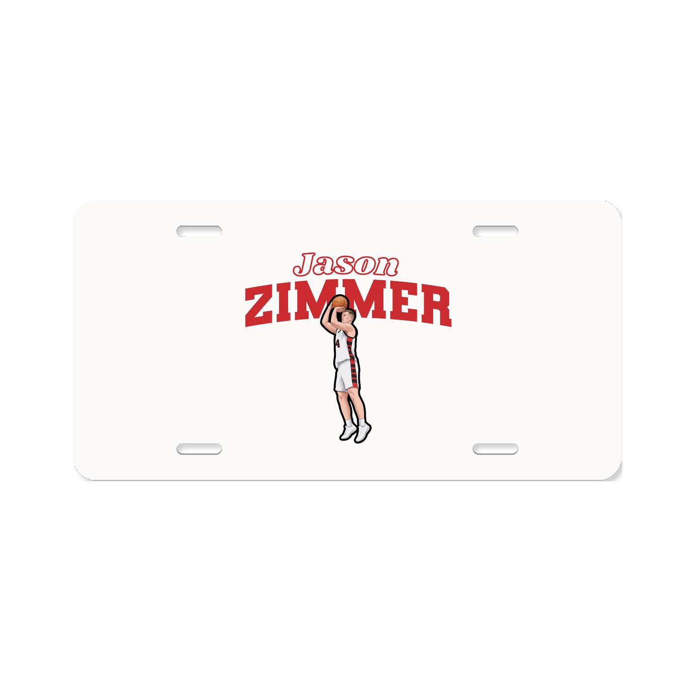 License Plate — Name Arch in Classic