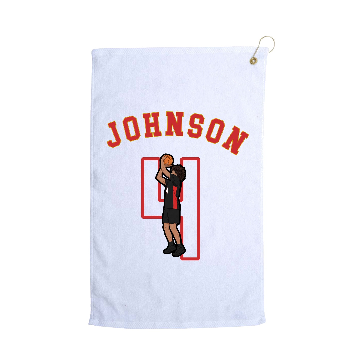 Golf Towel — Shirsey Arch in White