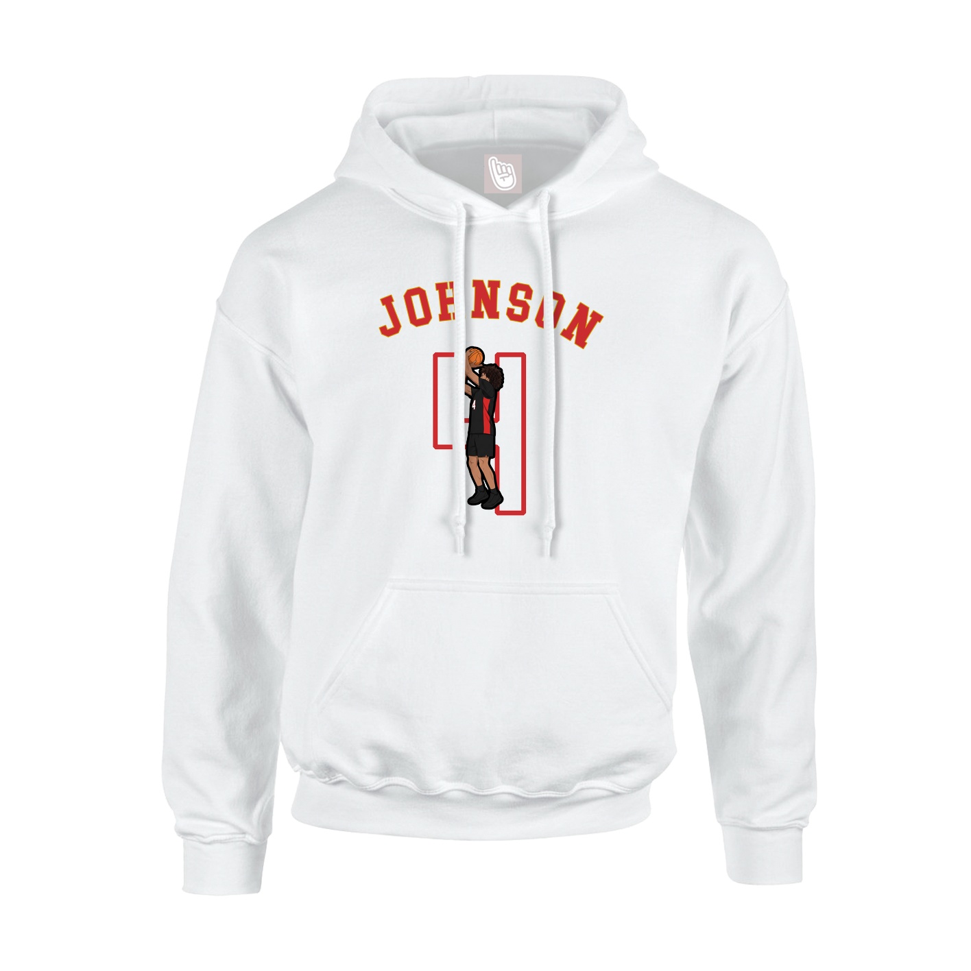 Youth Hoodie — Shirsey Arch in White