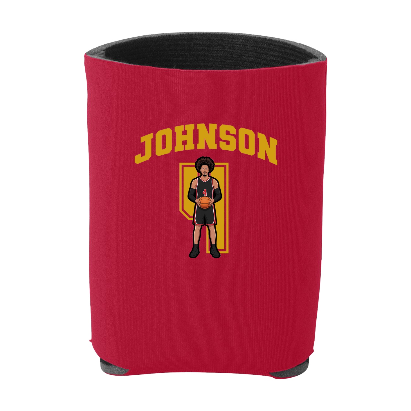 Can Holder — Number in Red