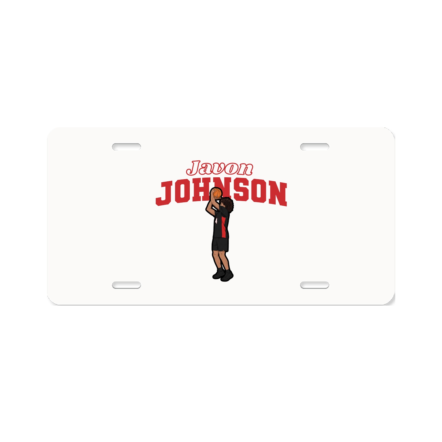 License Plate — Name Arch in Classic