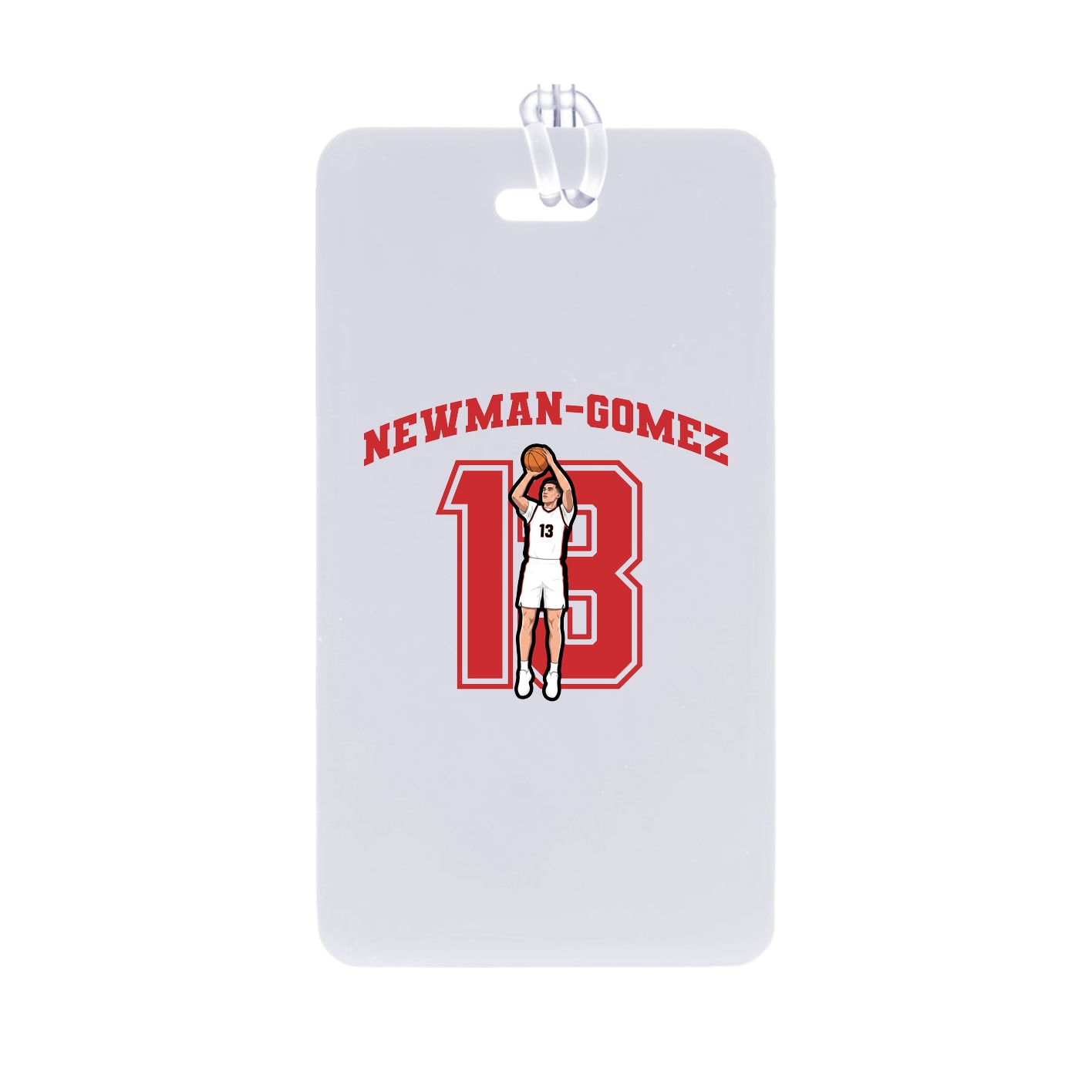 Bag Tag — Number in Classic