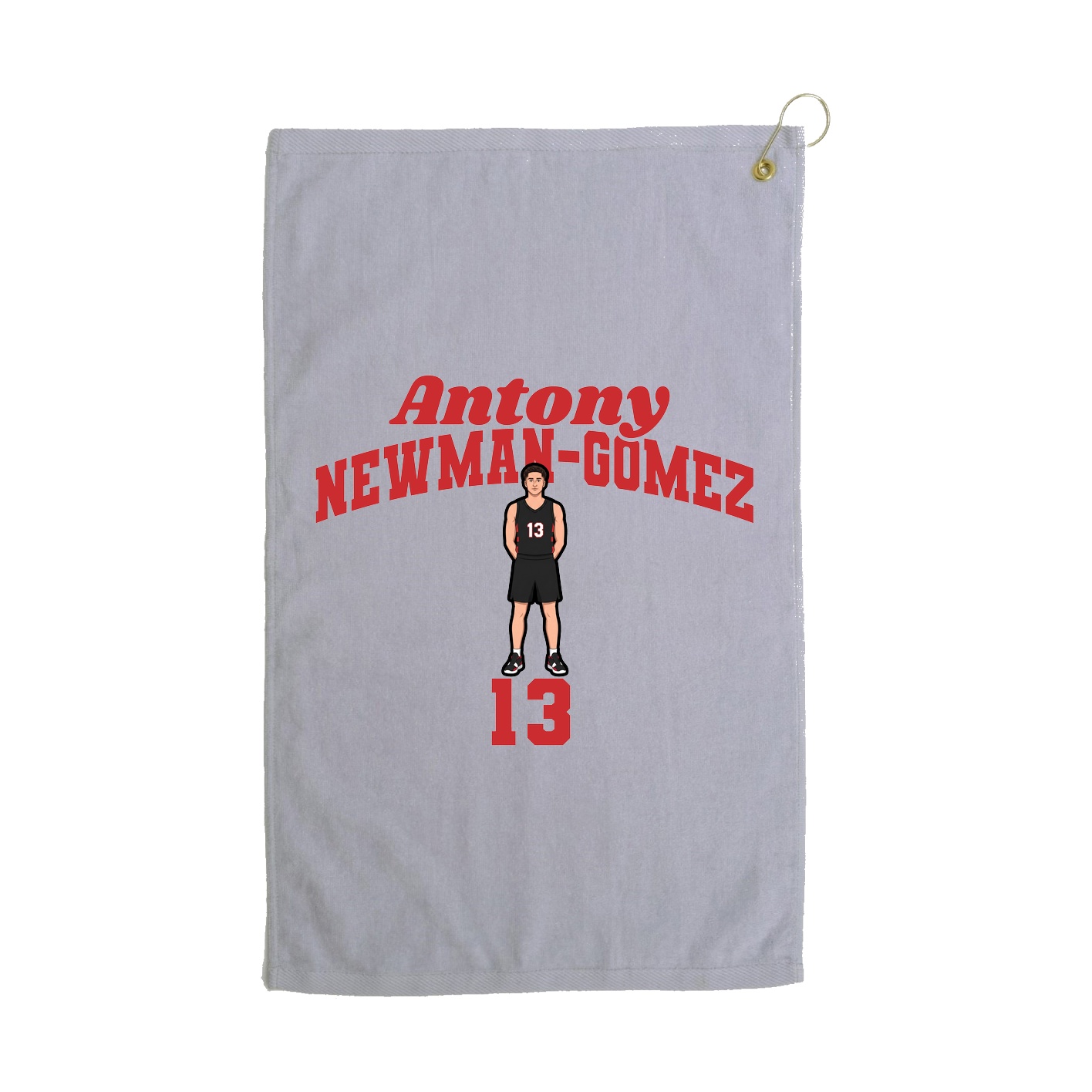 Golf Towel — Signature Arch in Grey