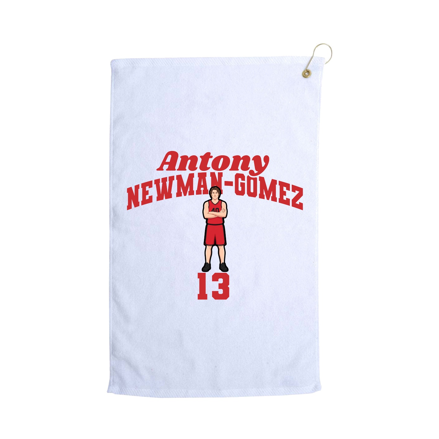 Golf Towel — Signature Arch in White