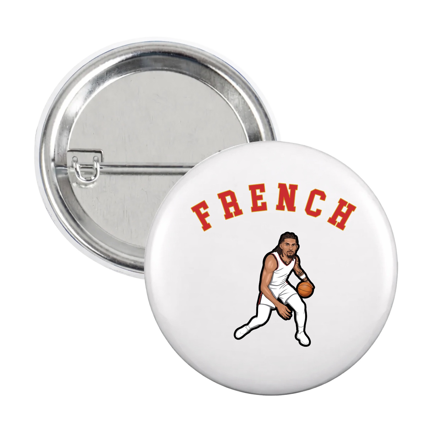 Game Day Button — Shirsey Arch in White