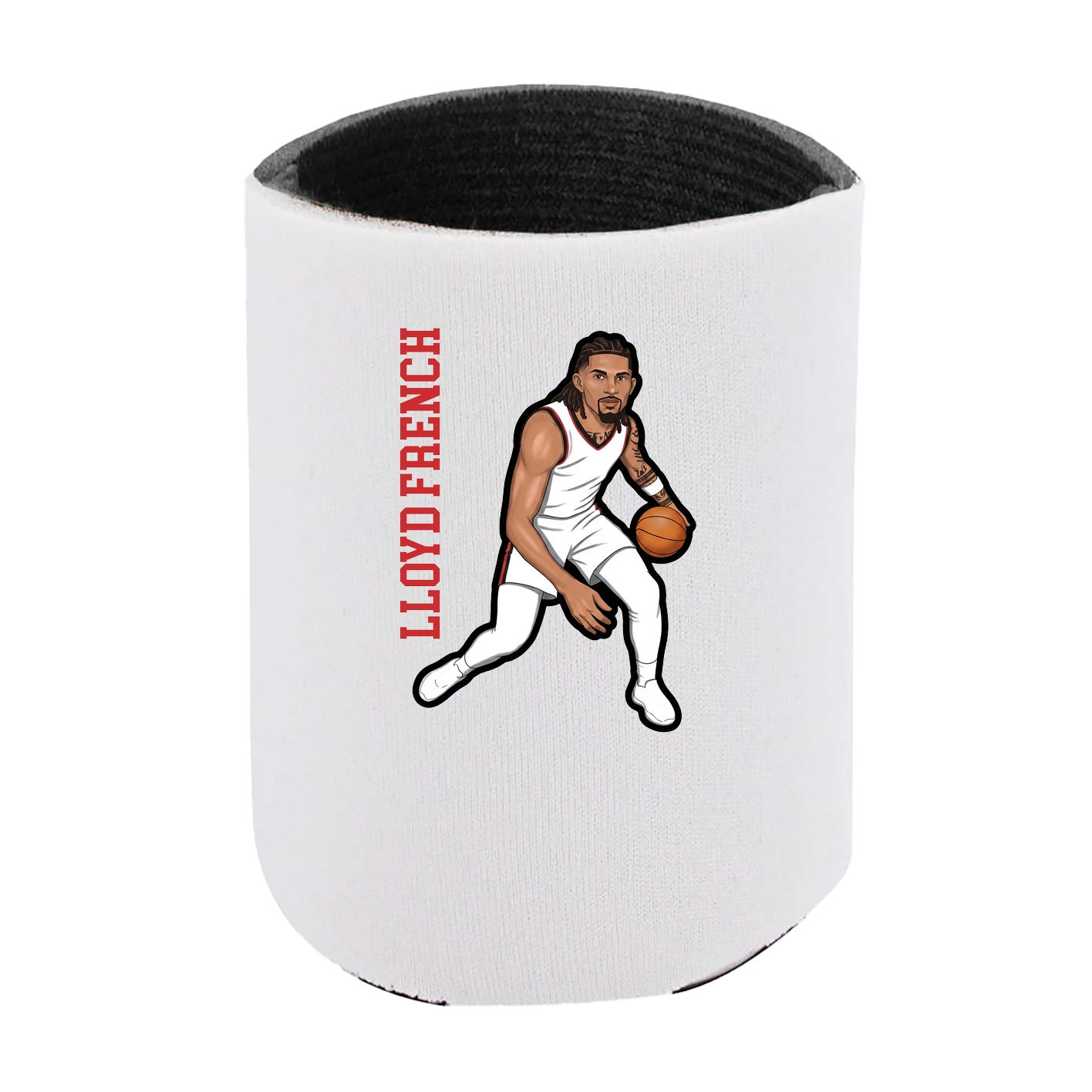 Can Holder — Name Vertical in White