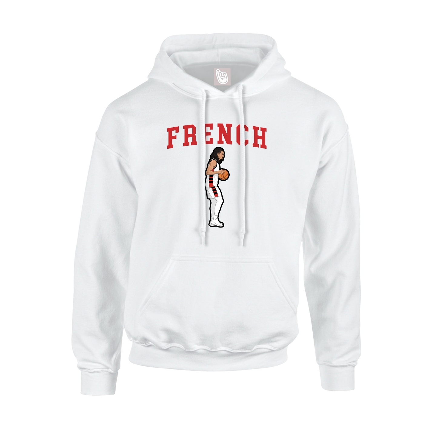 Hoodie — Shirsey in White