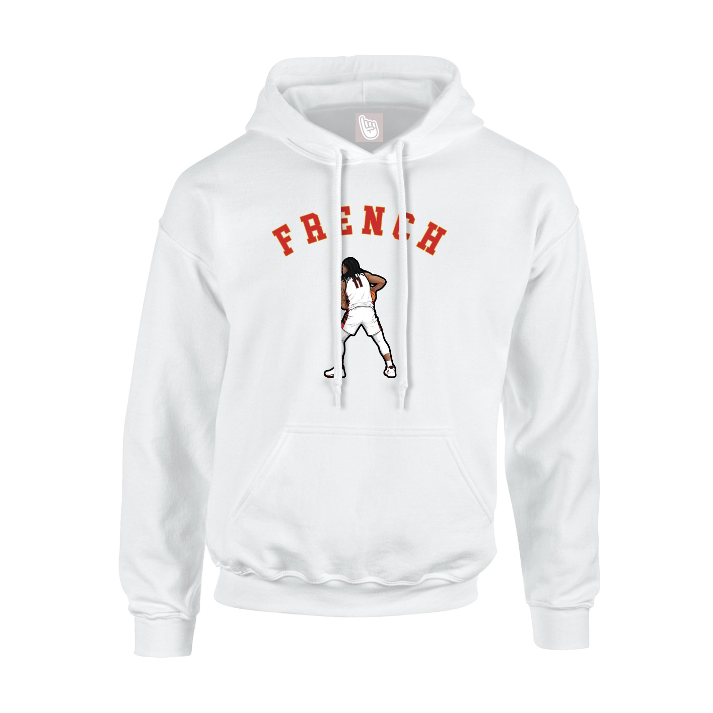 Youth Hoodie — Shirsey Arch in White