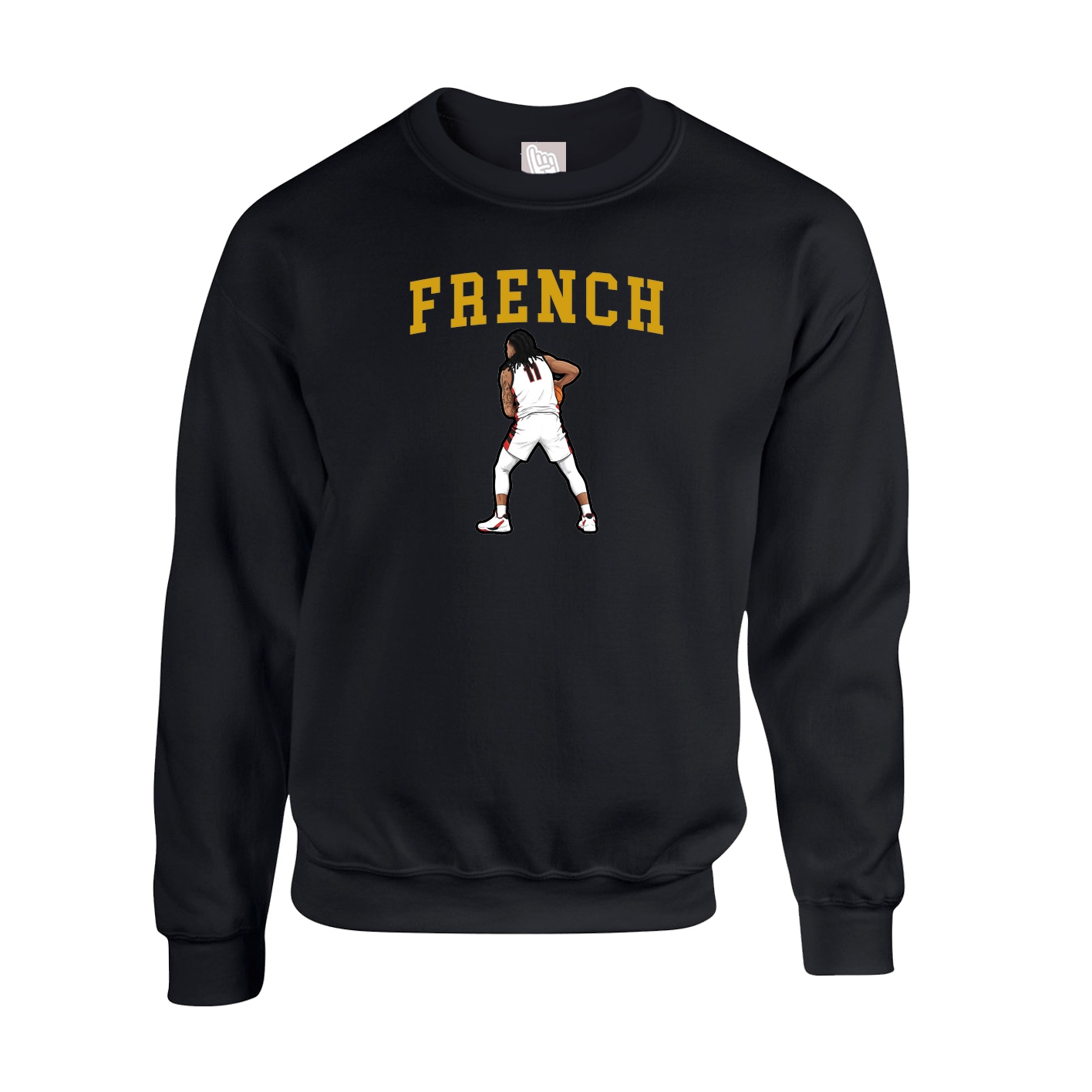 Fleece Crew — Shirsey in Black