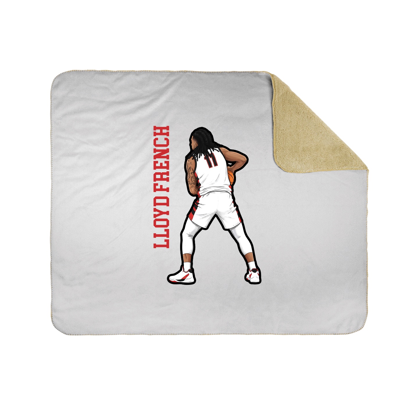 50x60 Sherpa Lined Throw Blanket