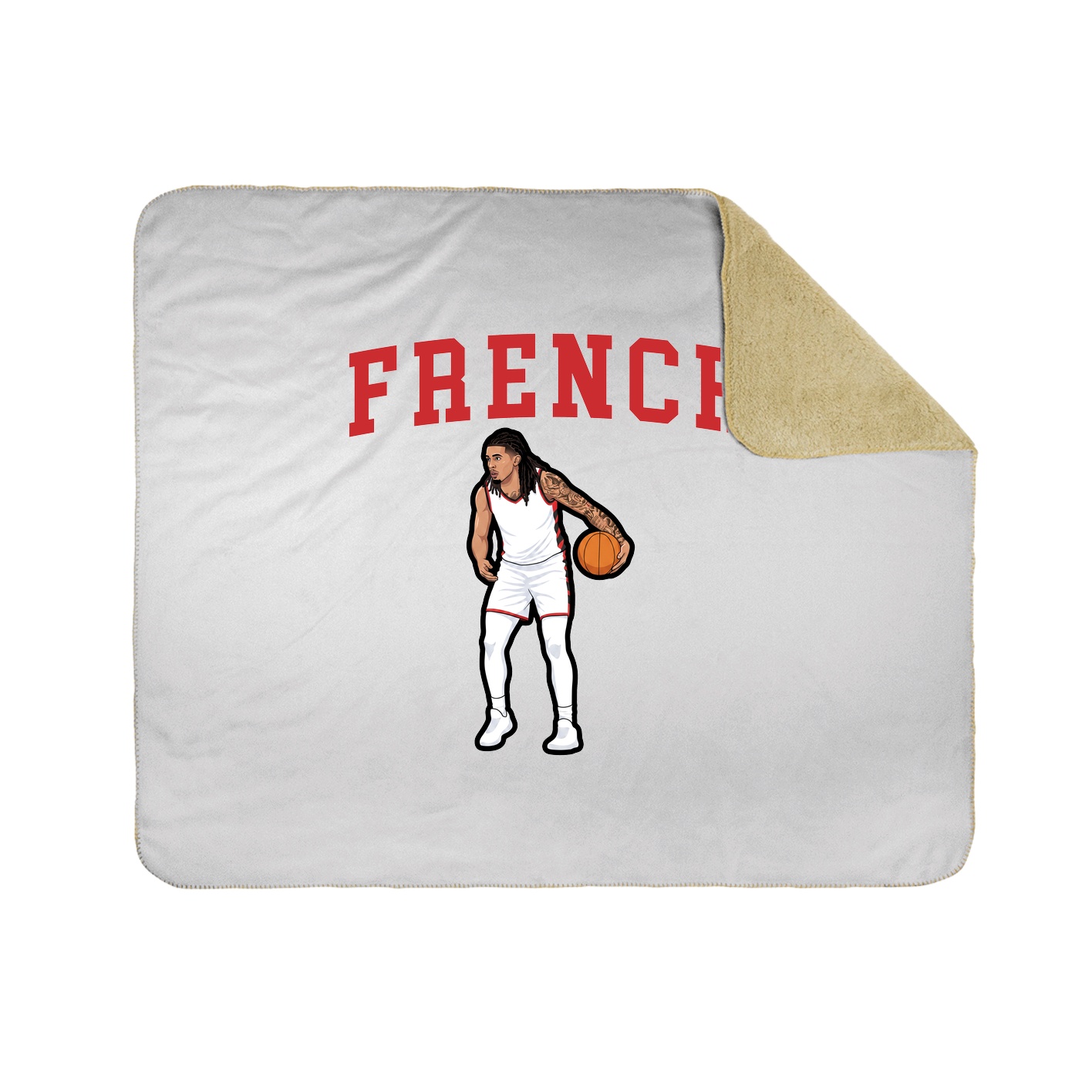 Throw Blanket — Shirsey in White