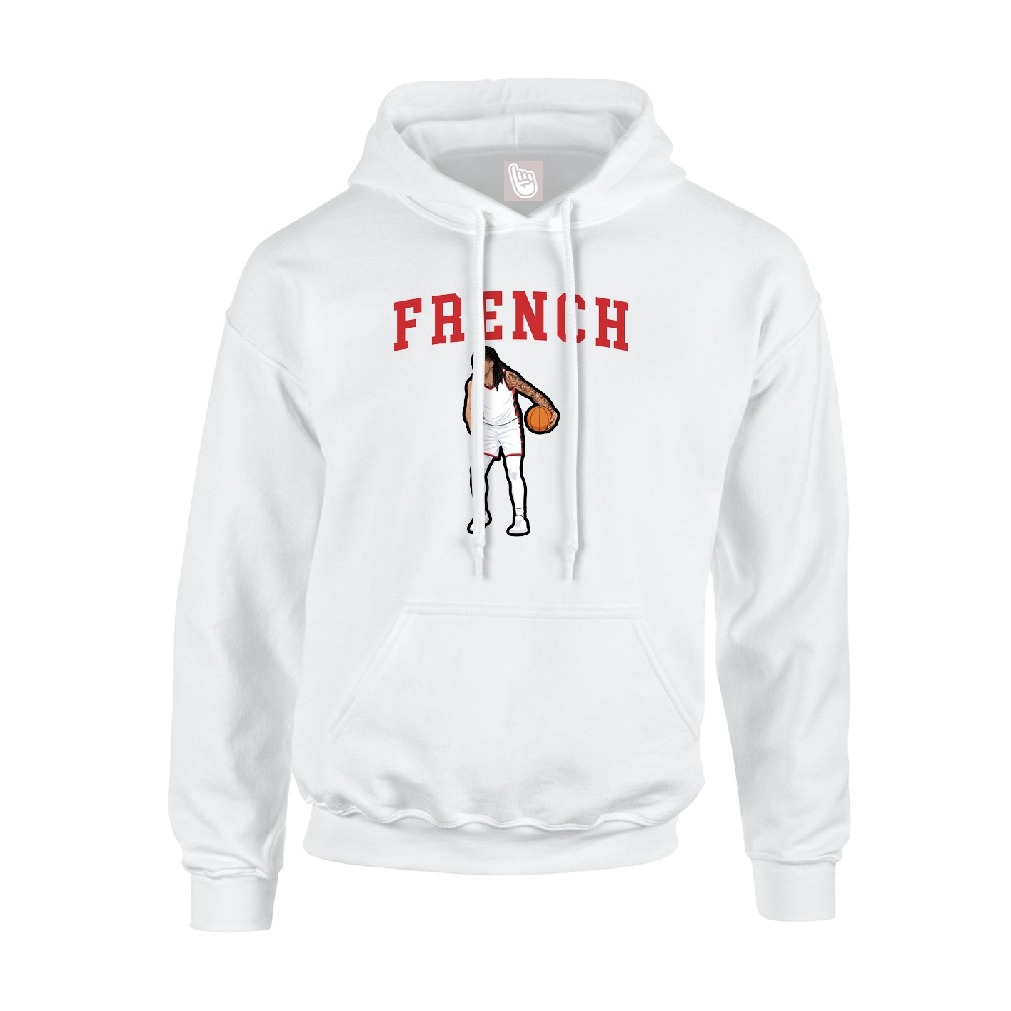 Hoodie — Shirsey in White