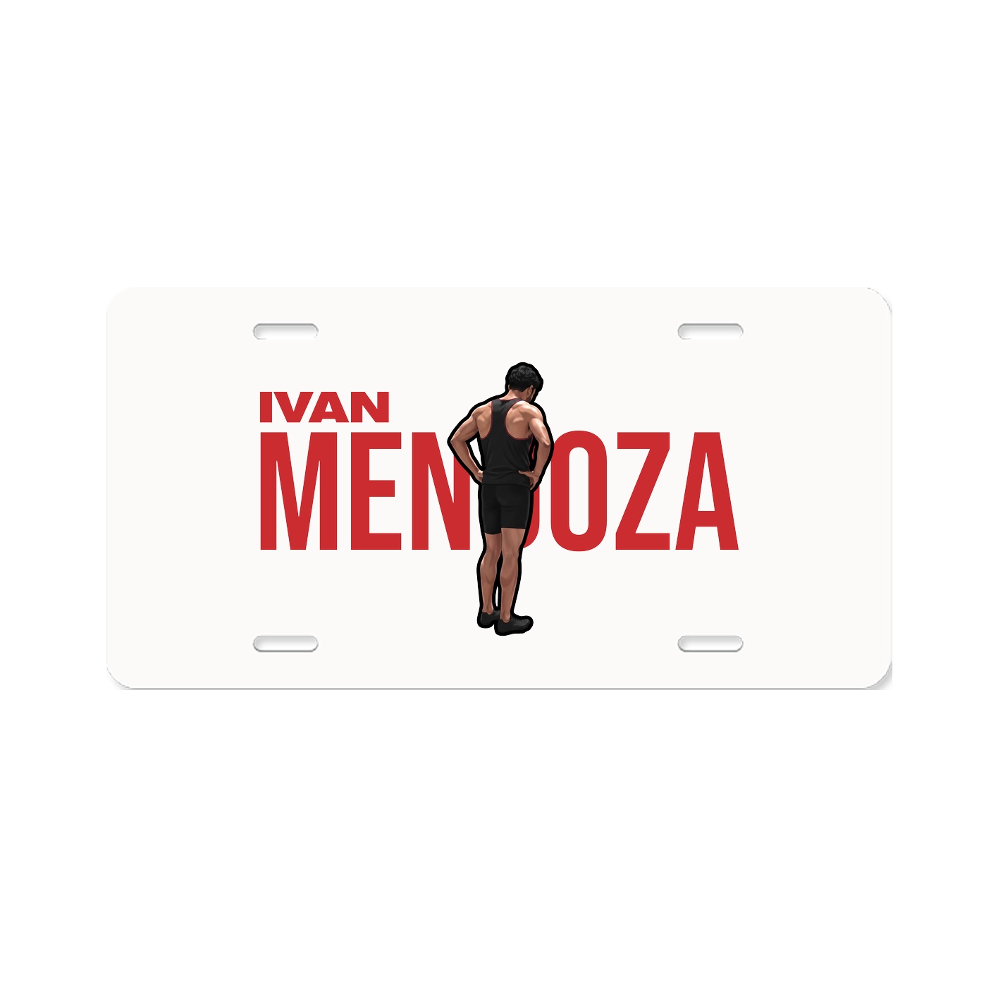 License Plate — Player Name in Classic