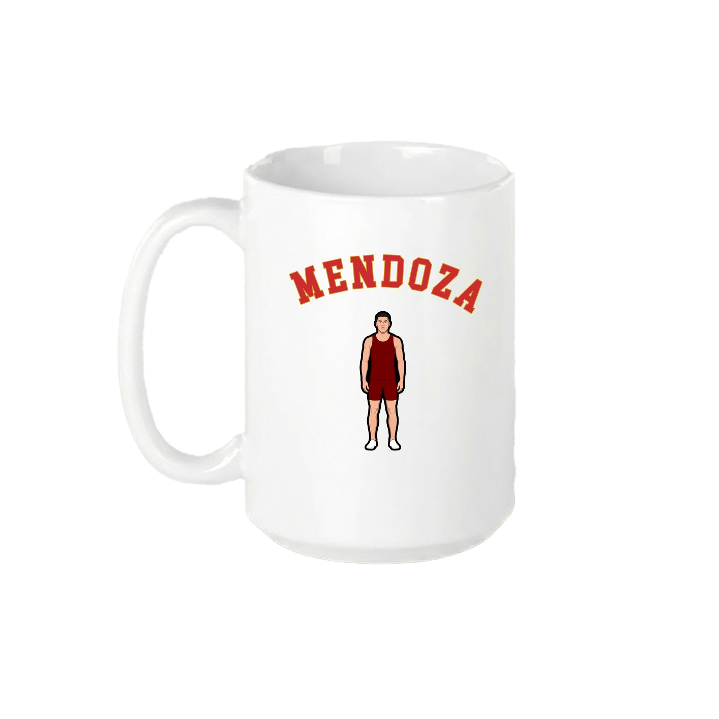 15oz Coffee Mug — Shirsey Arch in White