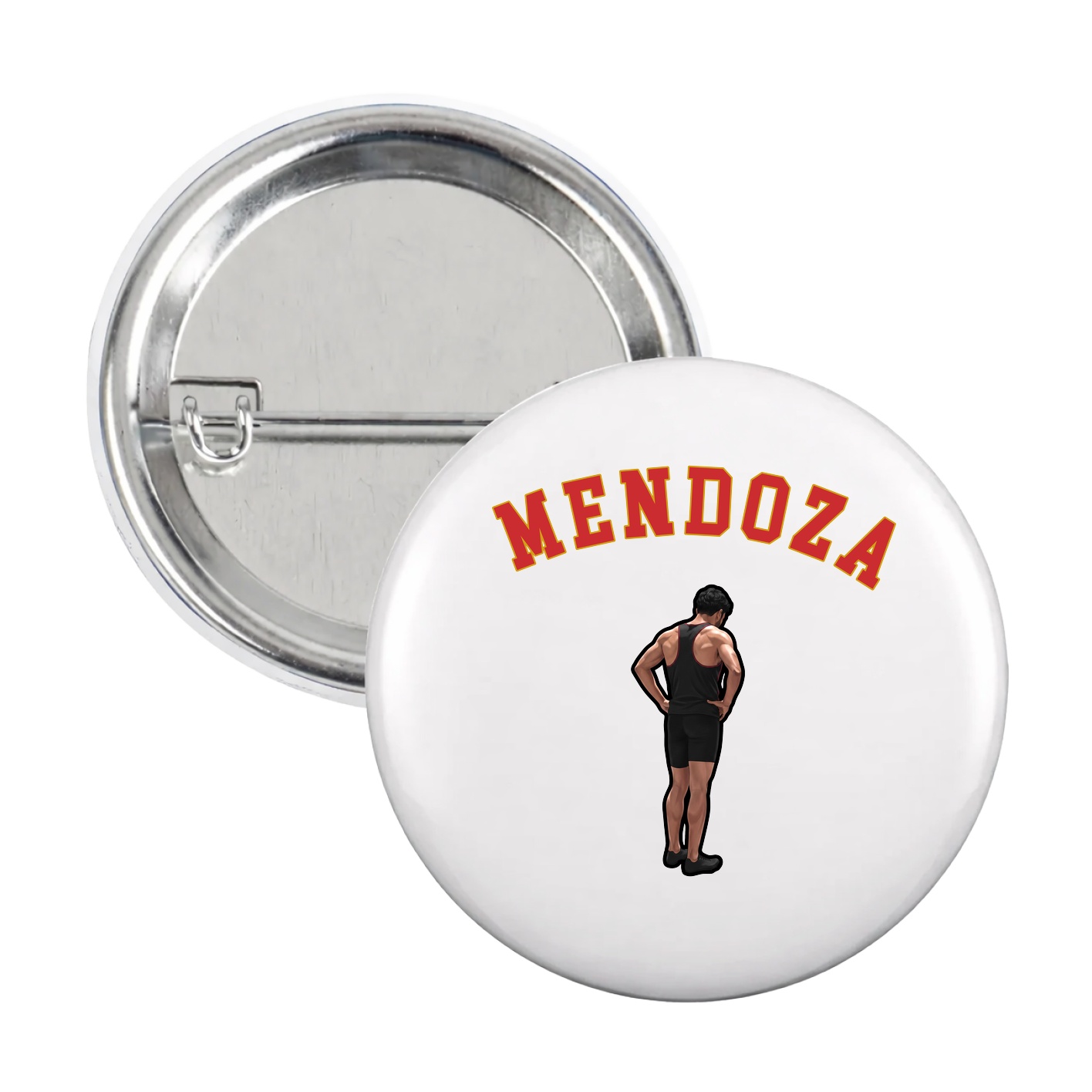 Game Day Button — Shirsey Arch in White