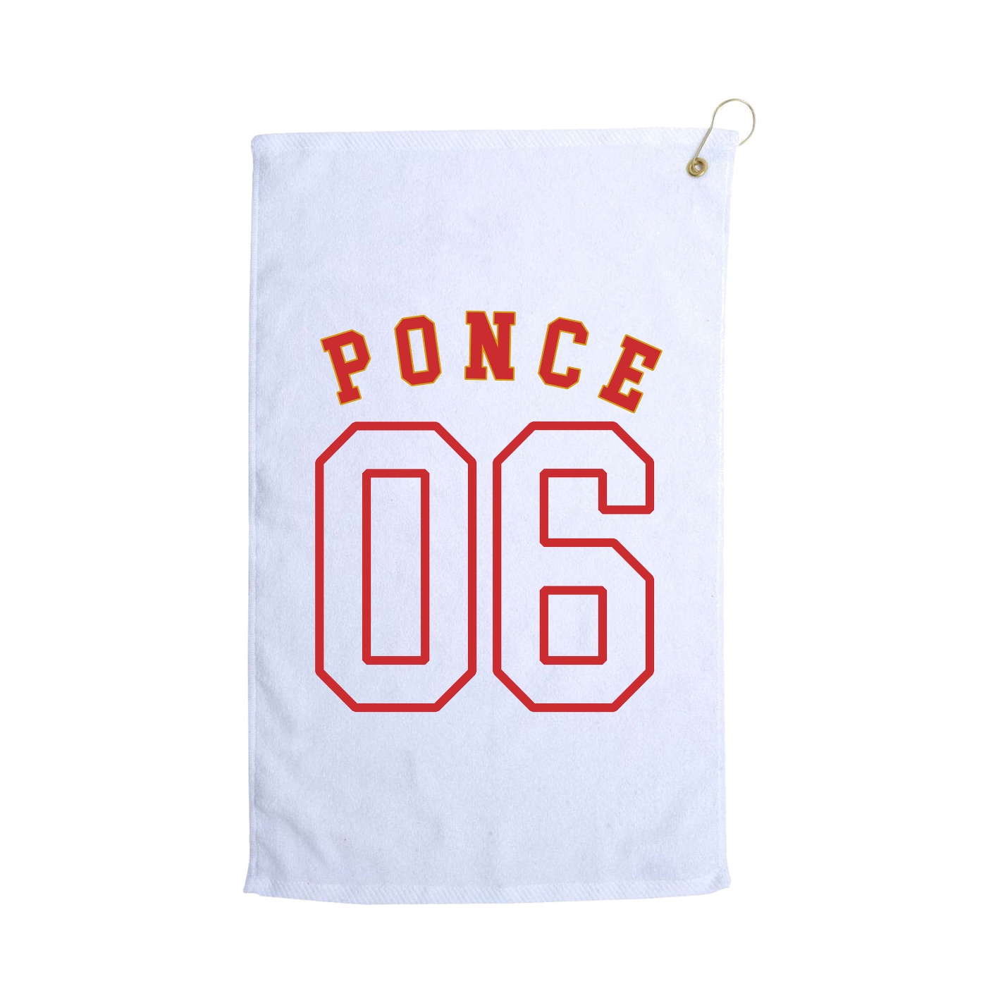 Golf Towel — Shirsey Arch in White