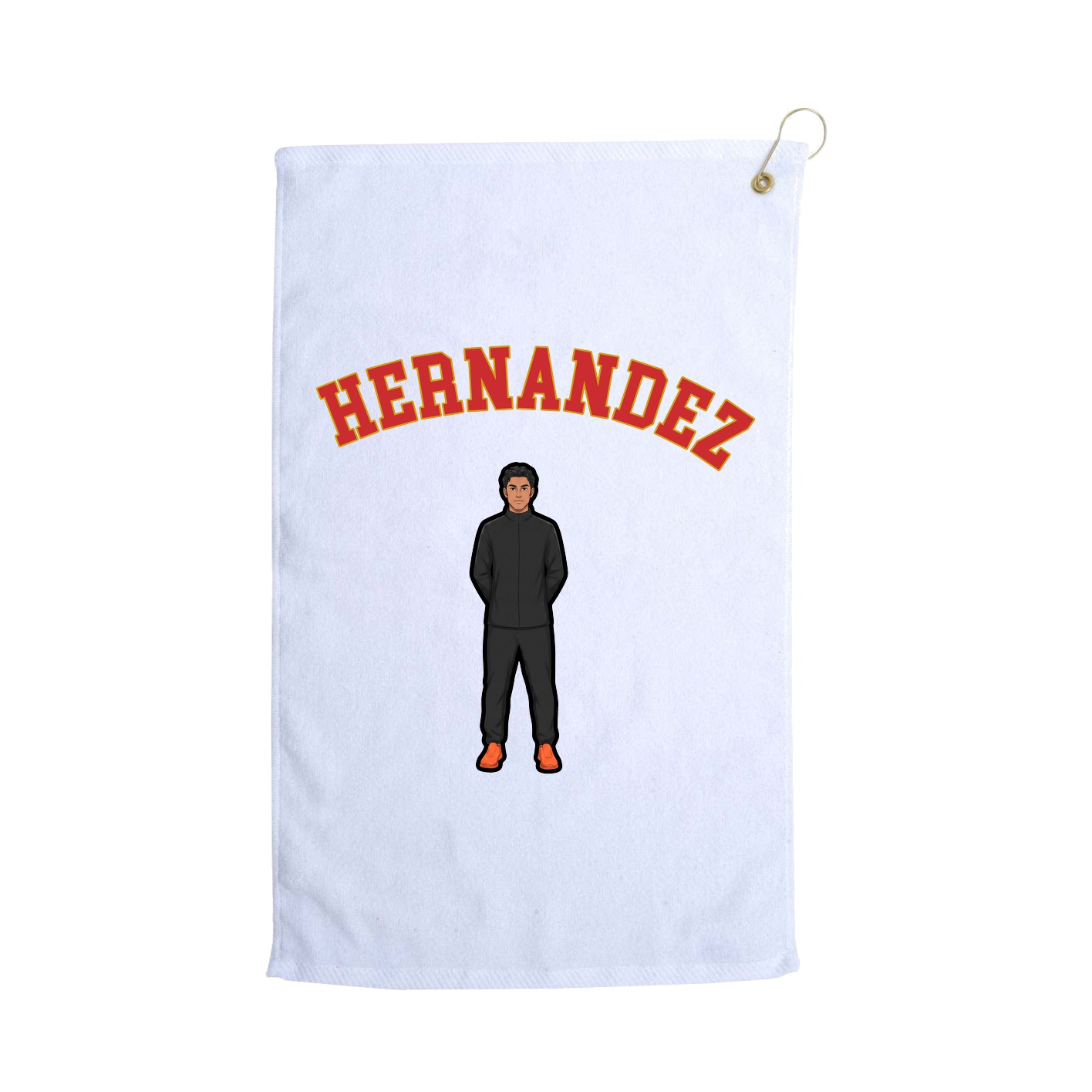Golf Towel — Shirsey Arch in White