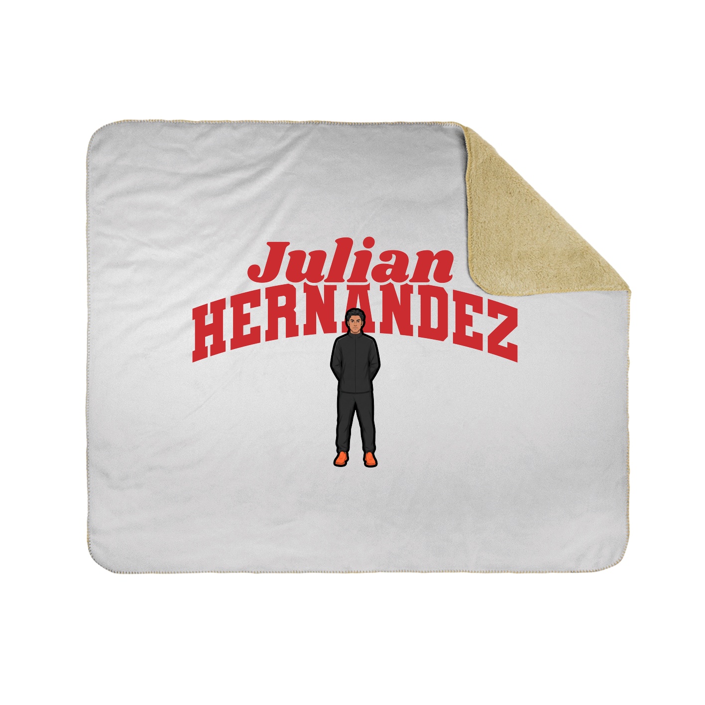 Throw Blanket — Signature Arch in White