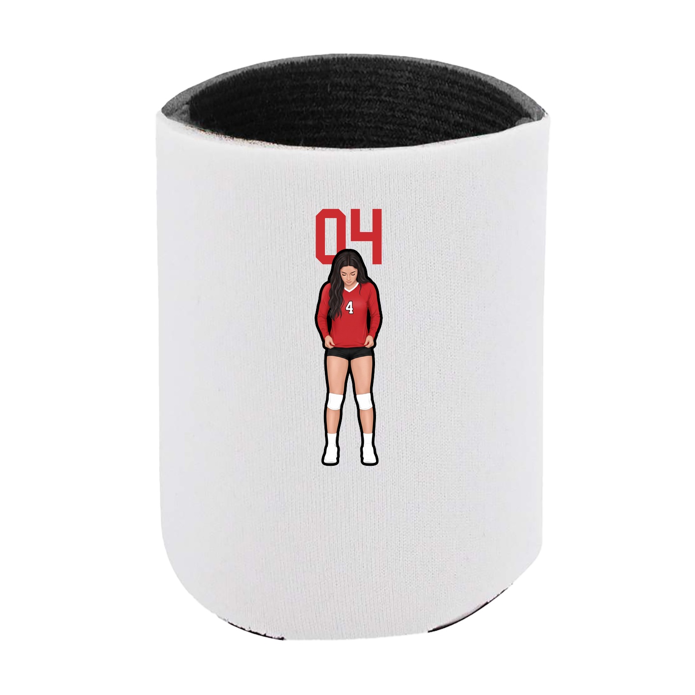 Can Holder — Number Top in White
