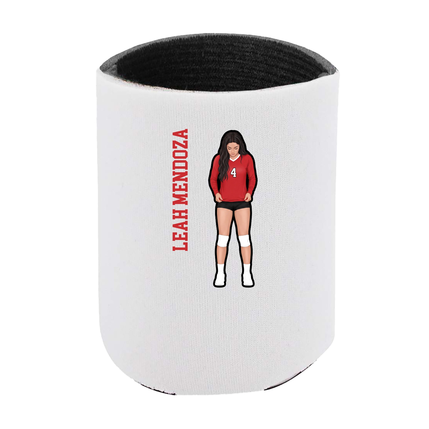 Can Holder — Name Vertical in White
