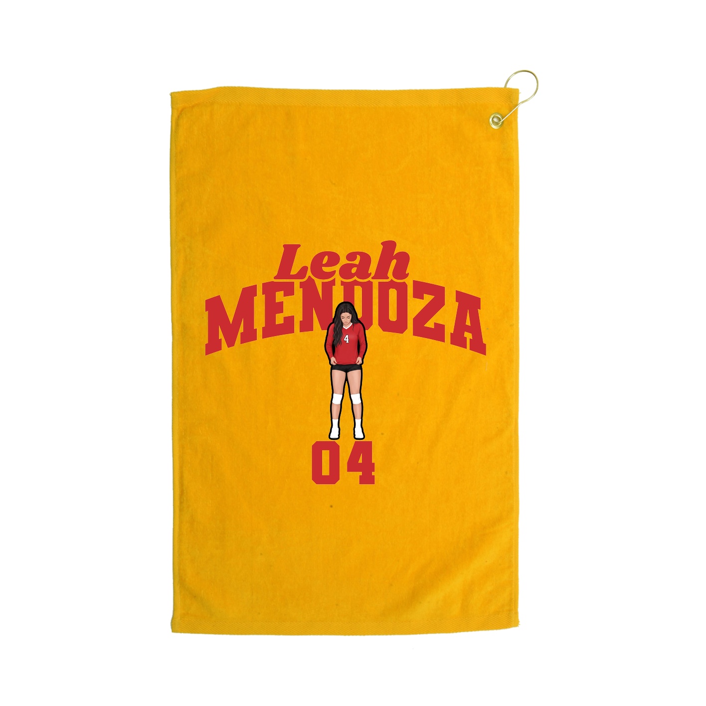 Golf Towel — Signature Arch in Gold