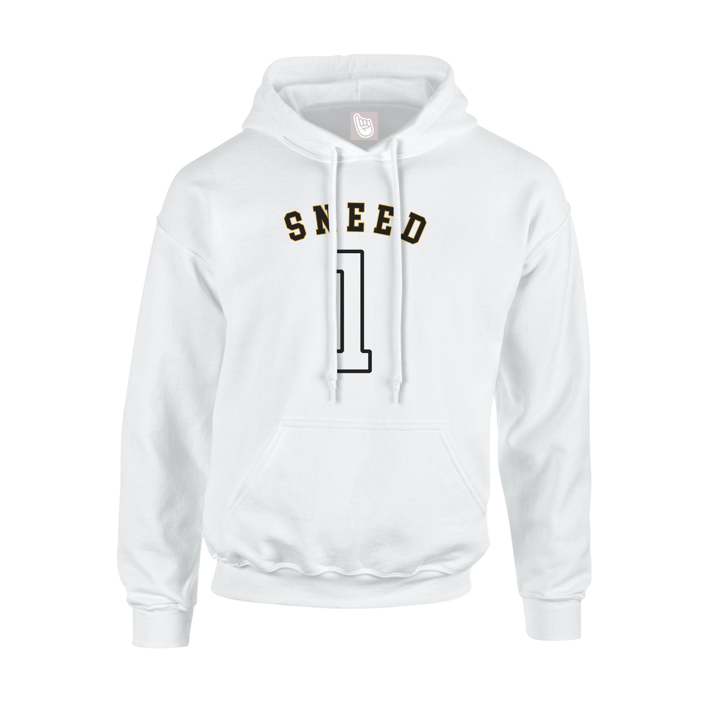 Youth Hoodie — Shirsey Arch in White
