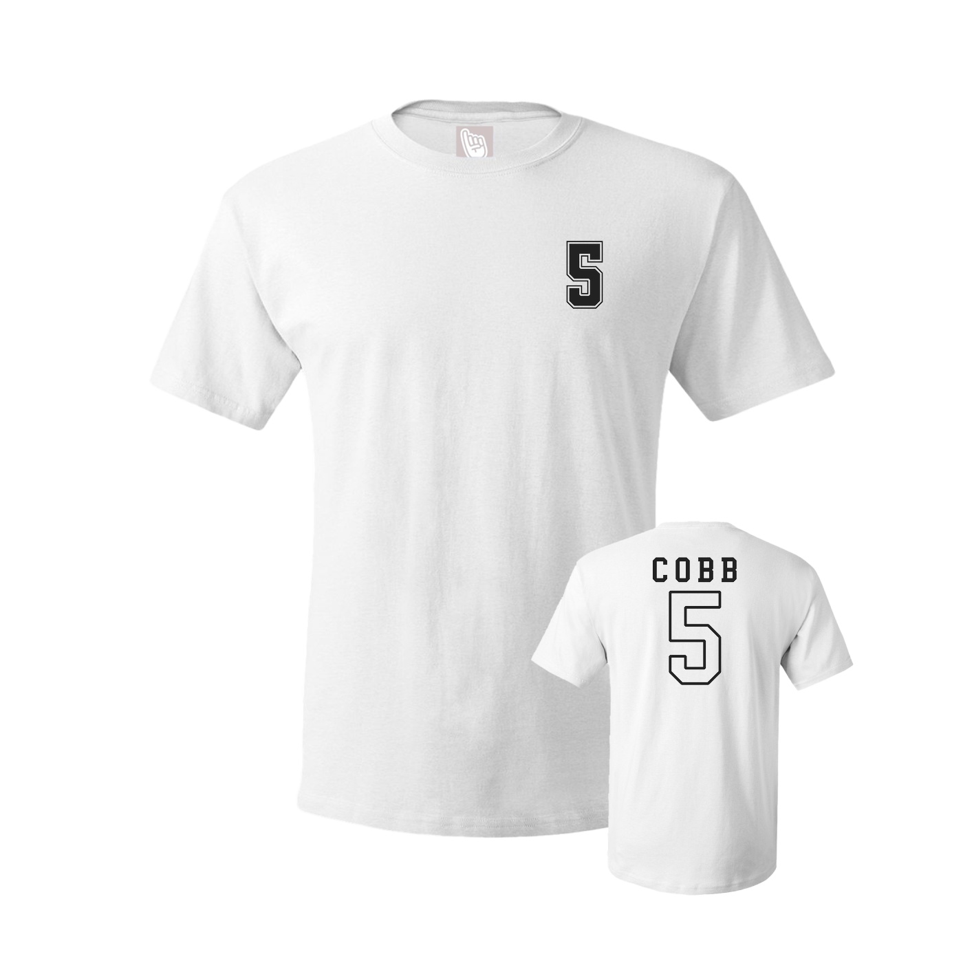 Tee — Chest Back in White