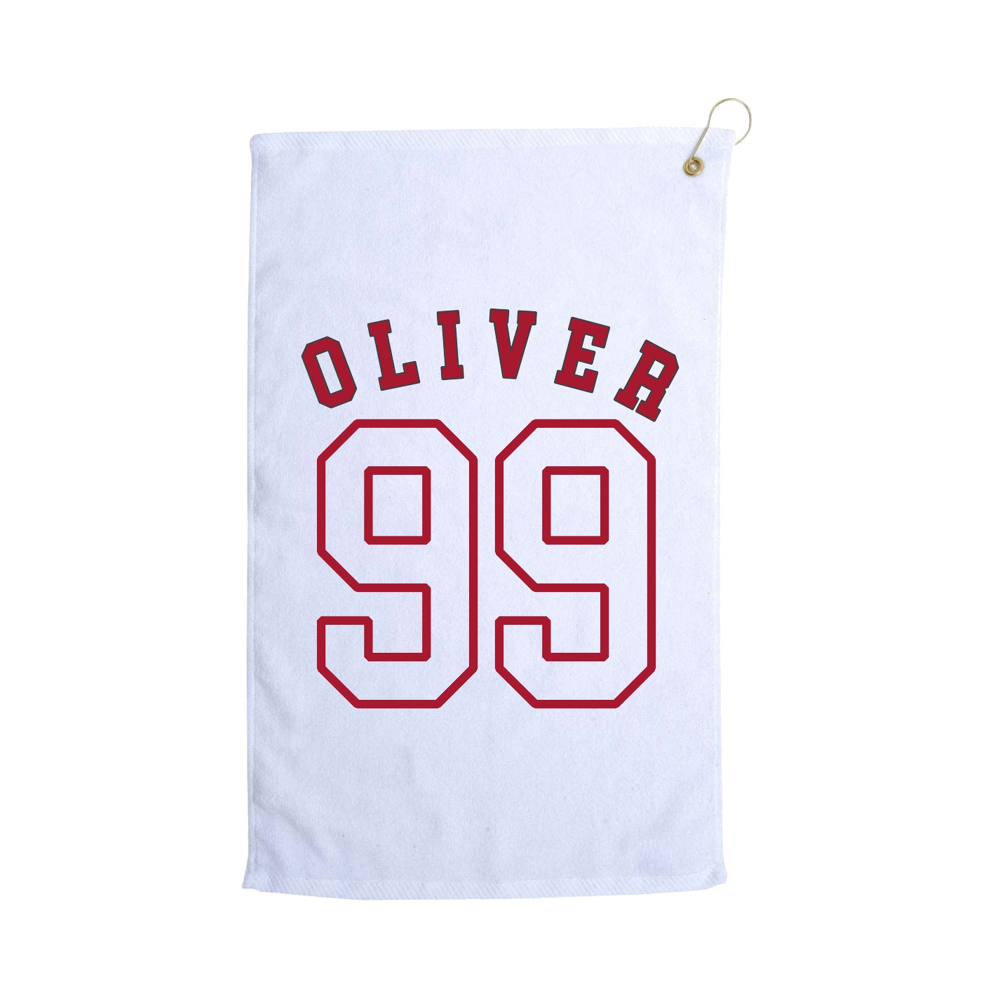 Golf Towel — Shirsey Arch in White