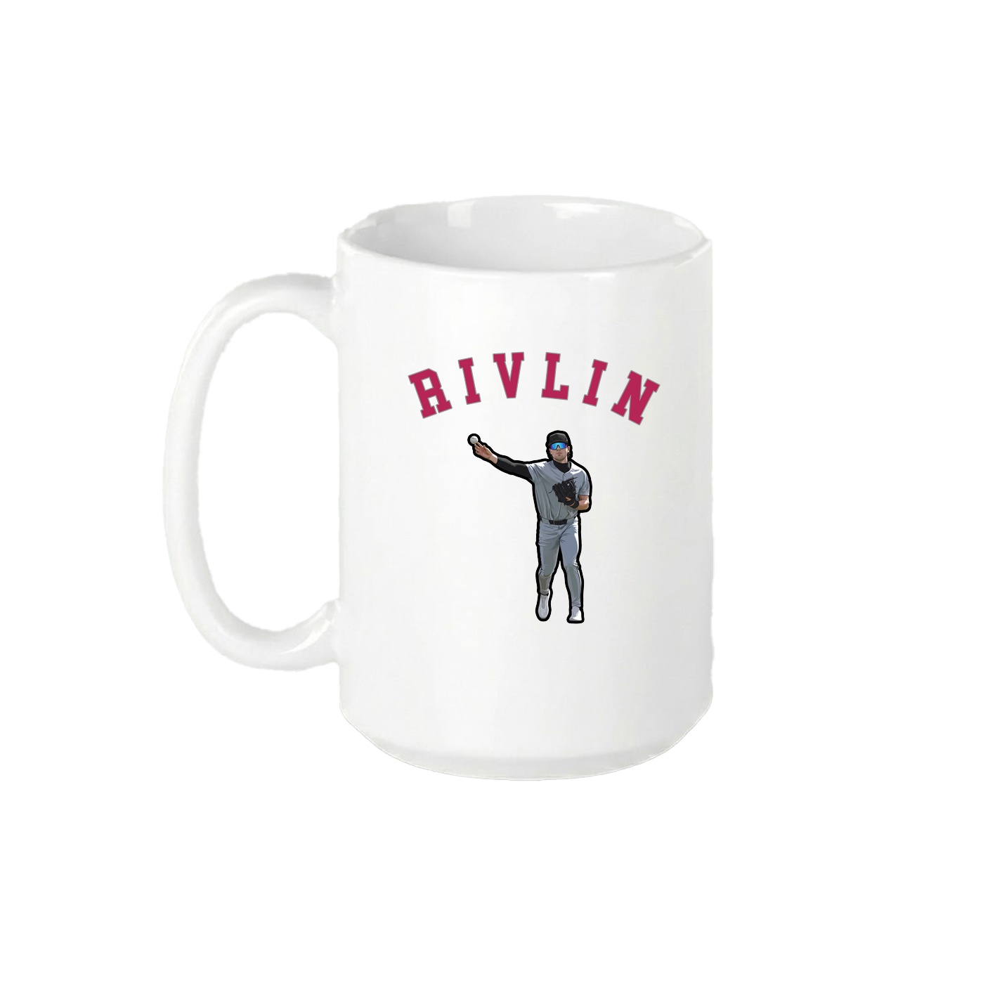 15oz Coffee Mug — Shirsey Arch in White