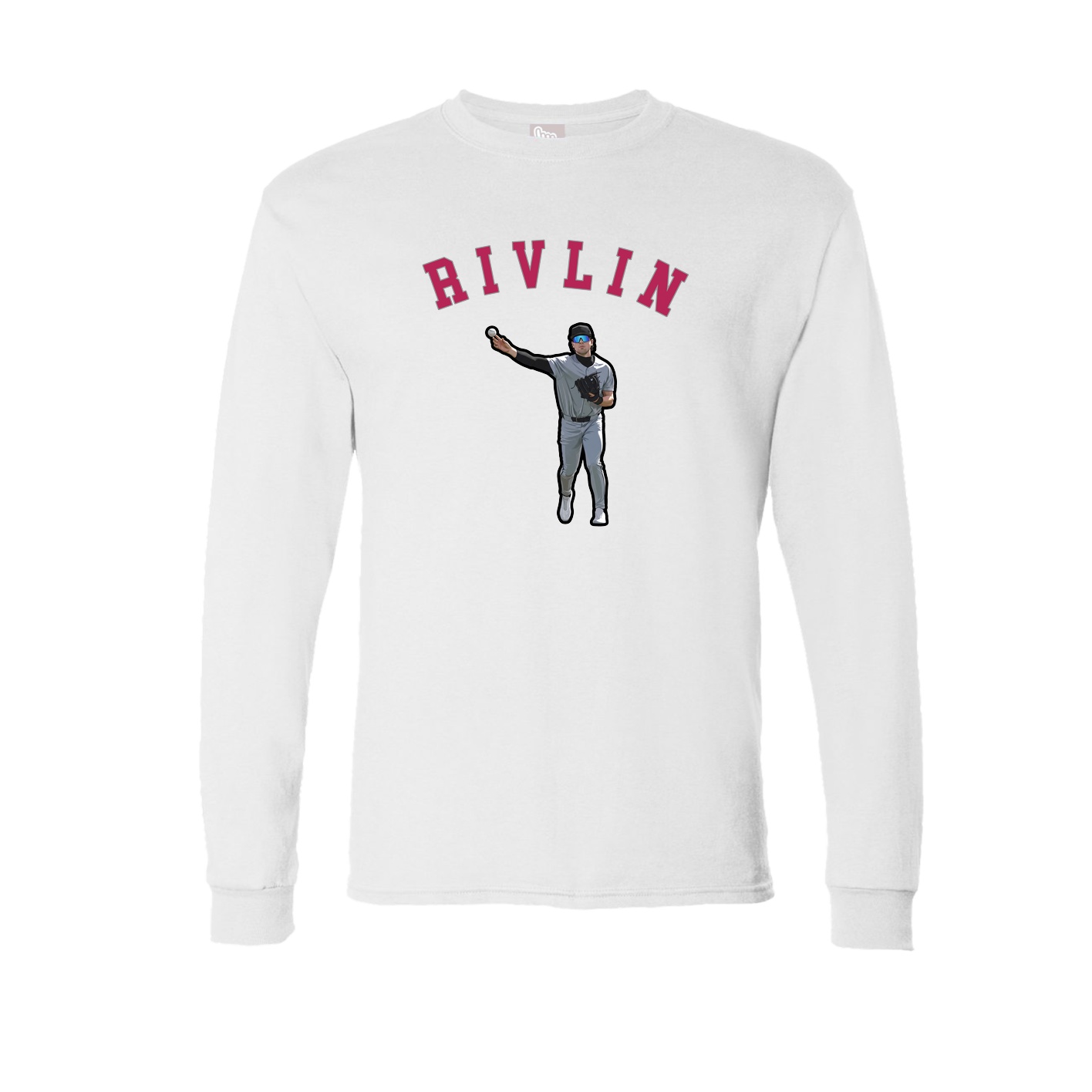 Long Sleeve Tee — Shirsey Arch in White