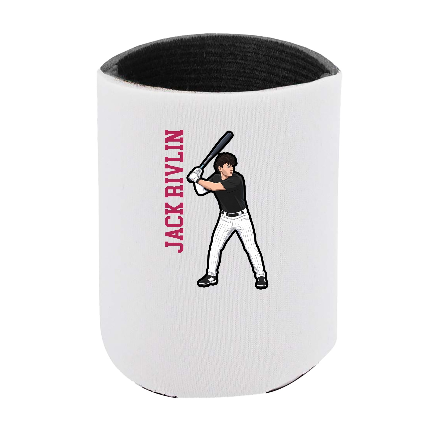 Can Holder — Name Vertical in White
