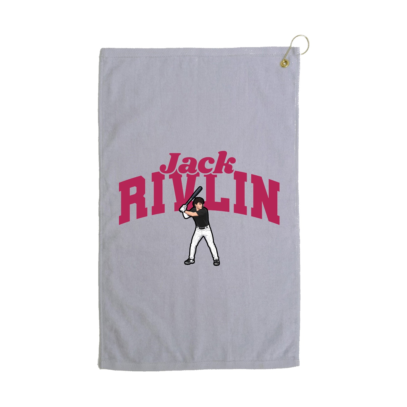 Golf Towel — Signature Arch in Grey